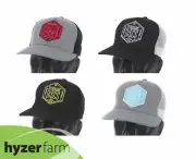 DYNAMIC WHEAT SHIELD SNAP BACK MESH HAT *pick color* Hyzer Farm disc golf cap