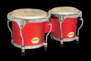Mano Percussion MP560R 4/5 Inch Junior Tunable Bongos in Red