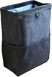 Car Trash Bin, Waterproof Leakproof Trash Can, Large-Capacity Rubbish Container, Automotive Interior Organizer for Car, Truck, 14.56x9.84x5.9 inches, 600d Oxford Cloth + Eva