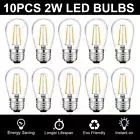10 Pcs/set 2W S14 Bulbs Fit for Solar Power LED 48 FT Festoon String Lights