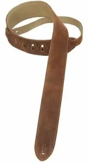 Levy's Leathers MS12-BRN 2-inch Suede-Leather Strap, Brown Fast Free Shipping!