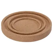 BRÄNNBOLL coaster, cork, 19 cm