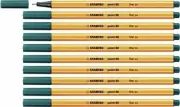 Fineliner - STABILO point 88 Box of 10 Pine Green