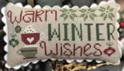 Primrose Cottage Stitches Counted Cross Stitch Chart ~ Warm Winter Wishes ~ 123
