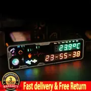 RGB Nixie Tube Clock Creative Desktop Decoration LED Clock Day Timing&Countdown
