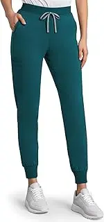 [Anwrtuk] Scrub Bottoms for Women, Hospital Uniform Trousers, Women's Jogger Scrub Pants with 6 Pockets with Waist, XL, Green