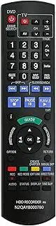 [FOXRMT] New Replacement N2QAYB000780 Panasonic DVD Remote Control Compatible with Panasonic HDD Recorder DVD BluRay DMR-HWT230EB DMR-HW120EBK DMR-HWT130EB - No Setup Required