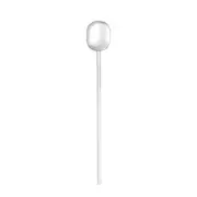 BNIB!!! Puiforcat Phi Silver Tea Infusion Long Spoon Set of 2 France Hermes