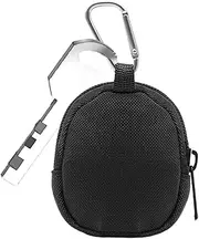 [Generic] Coin Bag - Portable Keychain Bag - Keychain Wallet Waist Case Outdoor Backpack Accessory Multi-Functional for Travel Hiking Camping Exploration Fishing Cycling, Black, Refer to description, Unisex
