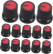 COMPUKAS 50pcs Electric Guitar Volume Knobs Replacement Wh148 Potentiometer Knob Caps Ergonomic Blossom Design for Easy Adjustment