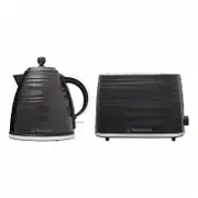 Westinghouse Kettle & Toaster Pack - Black Stripe