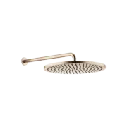 Dornbracht Rain shower w. wall fixing 400 mm Brushed Champagne 28659970-46