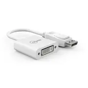 Cruxtec DisplayPort to DVI Adapter - 4K ( 3840x2160/ 30Hz) [DTD4K-WH]