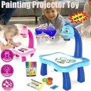 Kids Projector Painting Device Learning Board Drawing Art Table Toys Xmas GifW@