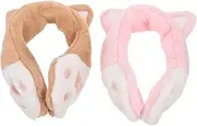 [Holibanna] Cute Cat Earmuffs Soft Plush Winter Ear Covers Comfortable Easy to Carry