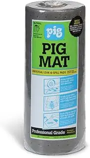 New Pig Mat Universal Oil Absorbent Shop Roll 15X50'