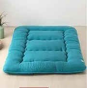 Single Futon Double Mattress,Futon Mattress Thicken 10cm,Floor Mattress Thicken Portable Tatami Mat, Guest Soft Breathable Sleeping Pad for Travel Camping-Light,K,Full