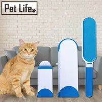 在飛比找PChome24h購物優惠-Pet Life 神奇除毛刷/黏毛器/寵物黏毛-買大送小(贈