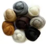 Wool Roving 12" .25oz 8/Pkg Furry Friends