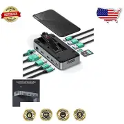 V1 M.2 NVMe Dock - 10Gbps USB-C Hub with 8TB Enclosure, PD100W, Cooling Fan