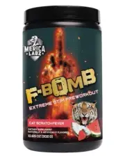MERICA LABZ F-BOMB PRE-WORKOUT / / STRONGEST EVER WAR C4 ENERGY PUMP