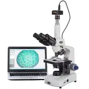 AmScope 40-2000X 3W LED Siedentopf Trinocular Compound Microscope+5MP USB Camera