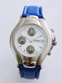 在飛比找Yahoo!奇摩拍賣優惠-Zodiac 蘇迪亞 三眼計時造型自動上鍊機械男錶