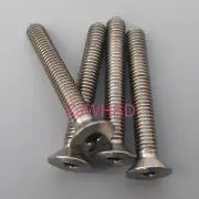 4pcs M4 x 30 mm Titanium Ti Screw Bolt Allen Hex Socket Flat Head AerospaceGrade