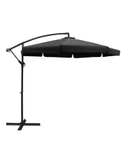 [Instahut] Cantilevered Outdoor Umbrella 3m in Black