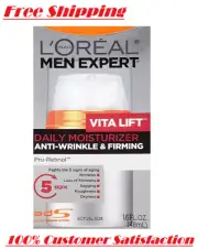 L'Oreal Men's Expert Vita Lift Anti-Wrinkle and Firming Moisturizer, 1.60 Ounce.