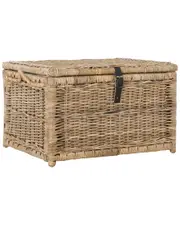 Happimess Caden 30in Wicker Storage Trunk