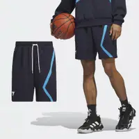 在飛比找PChome24h購物優惠-adidas 愛迪達 球褲 Trae Young 黑 藍 崔