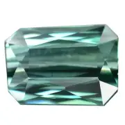 3.26 Ct. Vvs Natural Bluish Green Tourmaline Gemstone WITH GLC CERTIFY