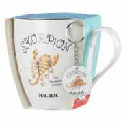 Ritzenhoff & Breker coffee mug Astro Scorpio, star sign with pendant 650ml