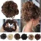 Fashion Ponytail Scrunchie Synthetic Hairpiece Elastic Hair Bun Updo Chignon