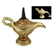 (1) Aladdin Genie Lamp Backflow Burner Incense Holder