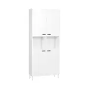Alaska 10 CUBE BOOKCASE with 4 doors in Polar White