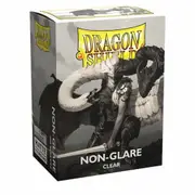 Dragon Shield 100ct Non Glare Clear MATTE Sleeves