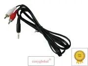 3.5mm-RCA Audio Cable Cord Y Adapter For Sirius XM Lynx/Edge/OnyX EZ Plus Radio