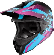 Shark Varial Anger Motocross Helmet, black-purple, Size S for Men Black Purple