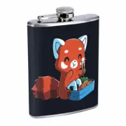 Bento Fox Em1 Flask 8oz Stainless Steel Hip Drinking Whiskey