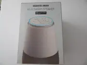 Sharper Image Bluetooth Wireless Wi-Fi Smart Speaker White New