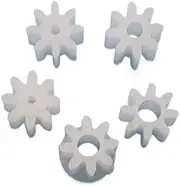 10 Pcs 8 Teeth 0.5M Pinion Gear 80.8A 81A 81.5A 082A Toy Helical Spare Parts Model DIY Plastic Gears Hole 0.8mm-2mm(1mm Tight)