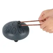Steel Tongue Drum Kit 11 Tone Ethereal WorryFree Sanskrit Hand Pan Percussio CHU
