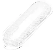 DINHEAROM Clear Plastic Range Hood Light Cover Kitchen Vent Hood Light Lens for Fit Easy Installation Contemporary Style Versatile Use Home Kitchens and Dining Areas