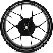 Gloss Black Rear Wheel Rim Compatible with Honda CBR1000RR 2004-2016, Bearing included, Motorcycle Replacement Accessories Parts