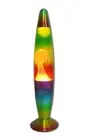 Lava Lamp Rainbow Liquid 42cms Rocket Shape