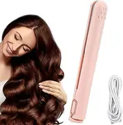 Dualglam Minis Dualpurpose Curling Iron | 2 In 1 Small Hair Straightener and Curler | Minis Curling Tongs for Long and Short Hair | Portable Straighteners and Curlers Styling Tool for Home & Travel