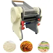 110V Electric Stainless Pasta Press Maker Noodle Machine with 3mm+9mm Wide Knife