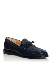 Stuart Weitzman Women's Lottie Bow Loafer Flats